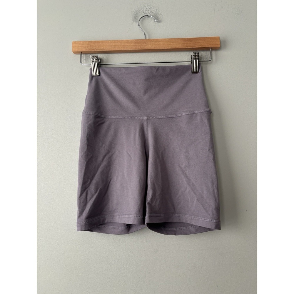 Set Active Women's Purple Biker Shorts Size Small Yoga Pilates Athleisure